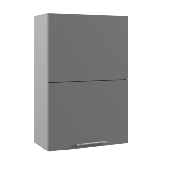 Арка ВПГПМ 600 шкаф верхний с подъемным механизмом высокий (Штукатурка серая/корпус Серый) в Зелёном Бору - zelyonyj-bor.mebel54.com | фото