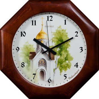 Часы настенные ДС-ВБ28-152 РУСЬ в Зелёном Бору - zelyonyj-bor.mebel54.com | фото