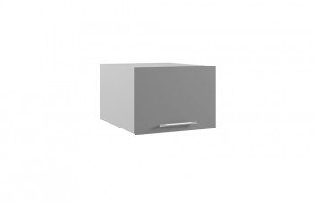 Корато ГПГФ 500 шкаф верхний горизонтальный с фрезеровкой (Кварц бежевый/корпус Серый) в Зелёном Бору - zelyonyj-bor.mebel54.com | фото
