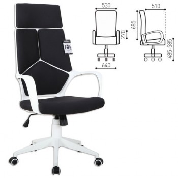 Кресло офисное BRABIX Prime EX-515 (черная ткань) в Зелёном Бору - zelyonyj-bor.mebel54.com | фото
