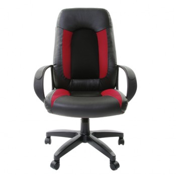 Кресло офисное BRABIX Strike EX-525 (черно-красный) в Зелёном Бору - zelyonyj-bor.mebel54.com | фото
