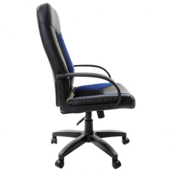 Кресло офисное BRABIX Strike EX-525 (сине-черный) в Зелёном Бору - zelyonyj-bor.mebel54.com | фото
