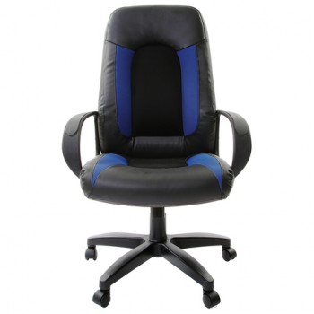 Кресло офисное BRABIX Strike EX-525 (сине-черный) в Зелёном Бору - zelyonyj-bor.mebel54.com | фото