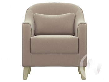 Кресло отдыха Комфорт-4 (бесцветный лак/CATANIA LATTE) в Зелёном Бору - zelyonyj-bor.mebel54.com | фото