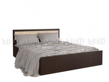 Кровать 1,4 Фиеста (Венге/Дуб беленый) в Зелёном Бору - zelyonyj-bor.mebel54.com | фото