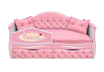 Кровать 160 серии Иллюзия 2 ящика 15 Бледно-розовый (подушки) в Зелёном Бору - zelyonyj-bor.mebel54.com | фото