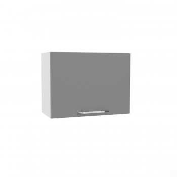 Лофт ВПГ 600 шкаф верхний горизонтальный высокий (Штукатурка белая/корпус Серый) в Зелёном Бору - zelyonyj-bor.mebel54.com | фото