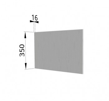 Панель торцевая (для шкафа горизонтального глубокого) ГПГ Капри (Липа белый) в Зелёном Бору - zelyonyj-bor.mebel54.com | фото