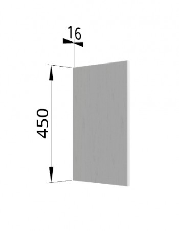 Панель торцевая (для шкафа горизонтального высокого) ВПГ Капри (Липа белый) в Зелёном Бору - zelyonyj-bor.mebel54.com | фото