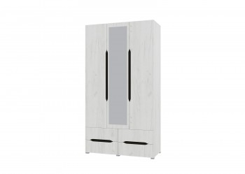 Шкаф 3-х створчатый с ящиками и зеркалом Вега (Прованс) в Зелёном Бору - zelyonyj-bor.mebel54.com | фото