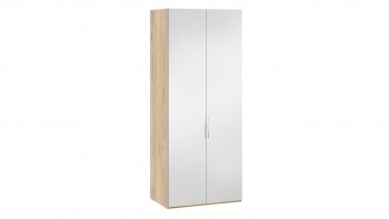 Шкаф для одежды с 2 зеркальными дверями «Эмбер» Яблоня Беллуно в Зелёном Бору - zelyonyj-bor.mebel54.com | фото