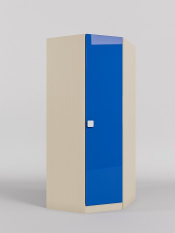 Шкаф угловой (угловая секция) Скай люкс (Синий/корпус Клен) в Зелёном Бору - zelyonyj-bor.mebel54.com | фото