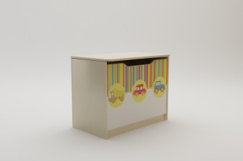 Ящик для игрушек Клаксон (Бежевый/корпус Клен) в Зелёном Бору - zelyonyj-bor.mebel54.com | фото